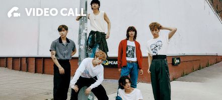 the poster of 5th Mini Album <LIVE and FALL> Video Call Event